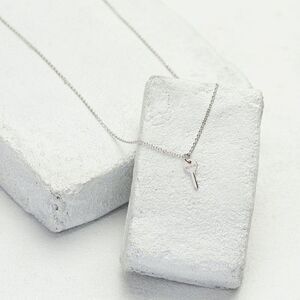 The Giving Keys Mini Key Necklace - Silver